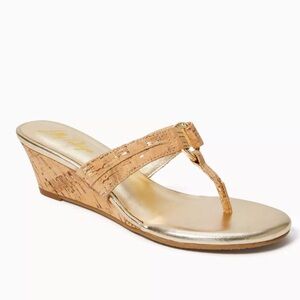 Lilly Pulitzer McKim Wedge Sandal
Size 10